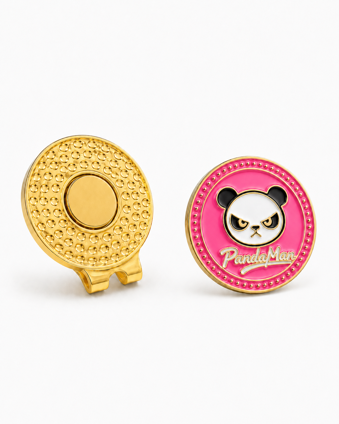 PandaMan Golf Ball Marker - Pink