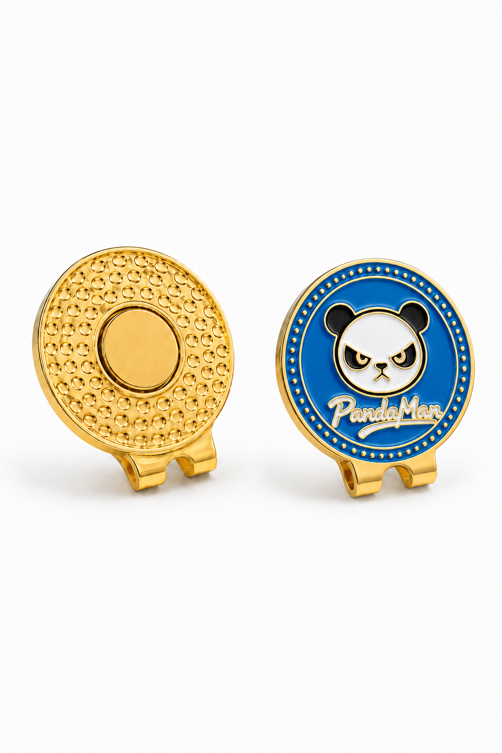 PandaMan Golf Ball Marker - Blue