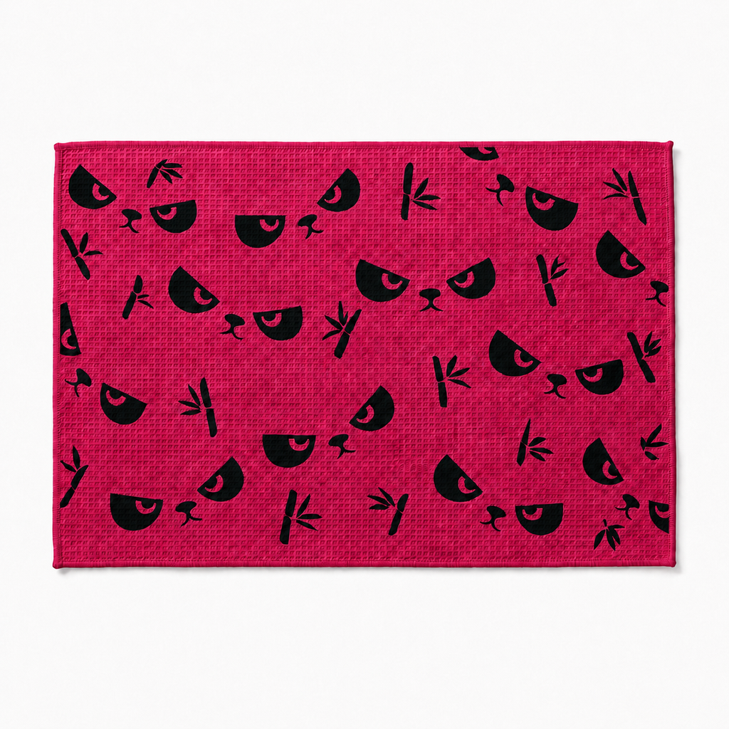 PandaMan Microfiber Golf Towel – Rose Pink