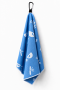 PandaMan Microfiber Golf Towel – Blue