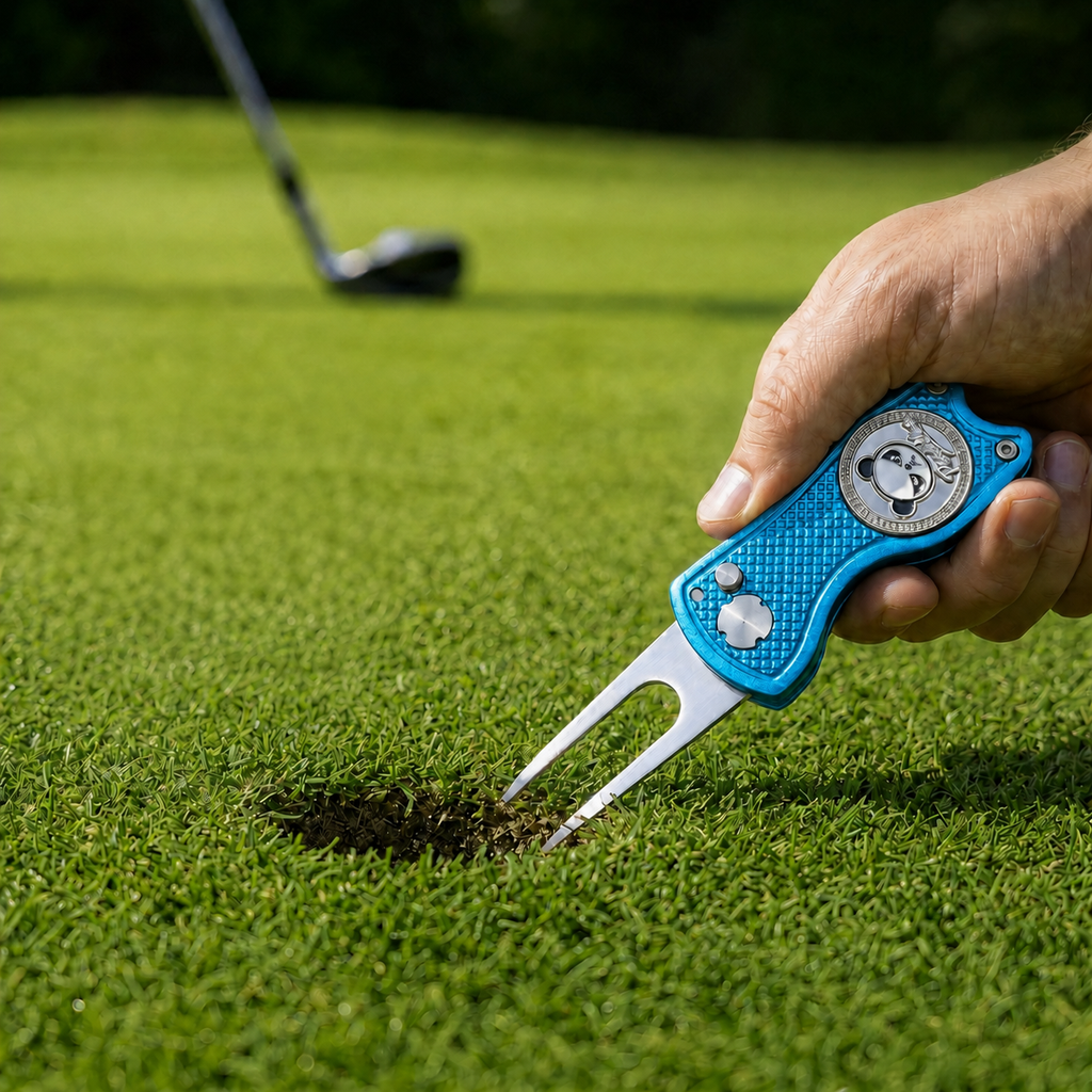 PandaMan Divot Repair Tool - Blue