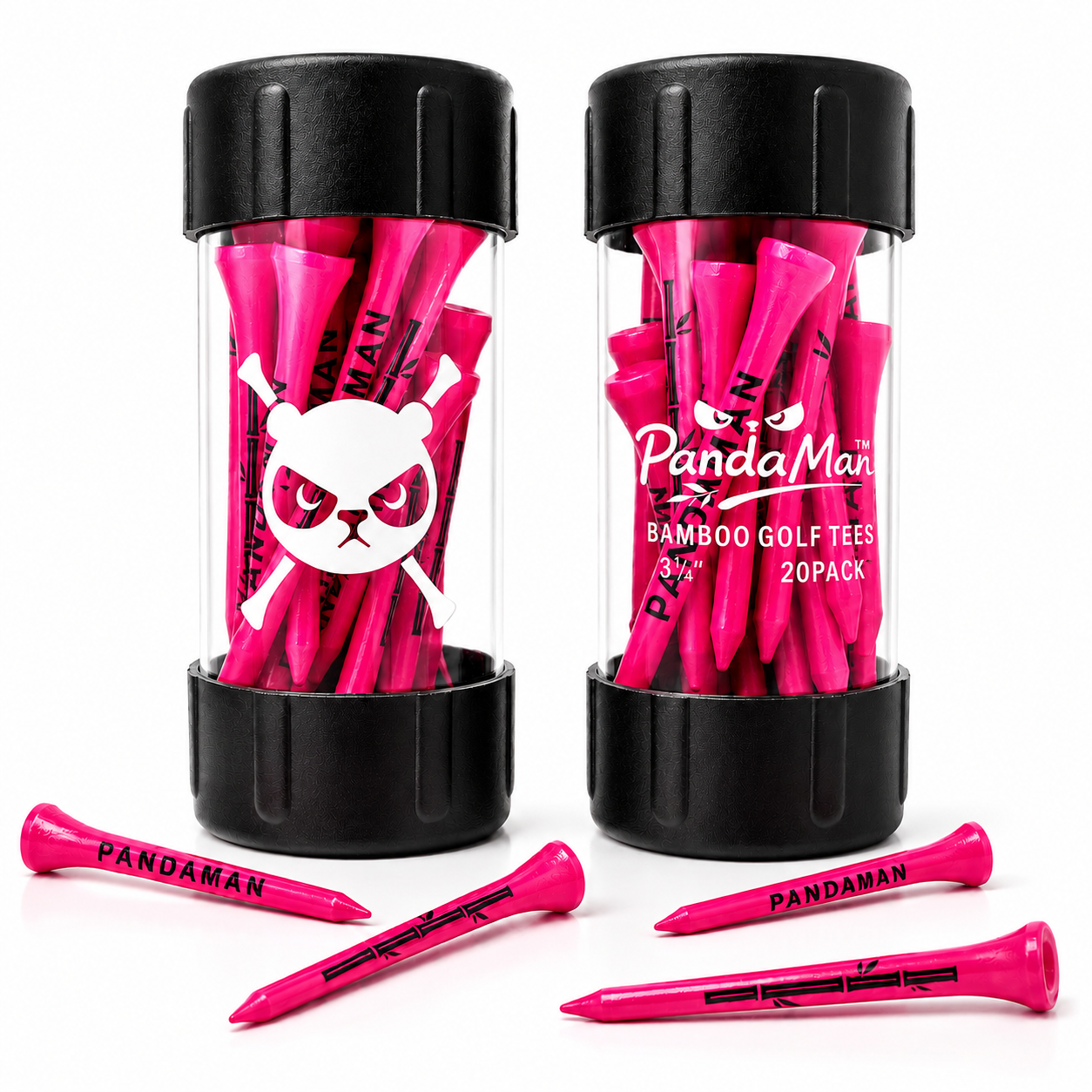 PandaMan Bamboo Golf Tees
