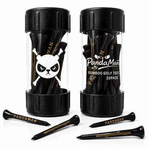 PandaMan Bamboo Golf Tees